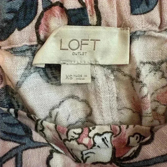 Womens Loft Outlet Linen Blend Mini Skirt, size XS with Pocket - Picture 4 of 5